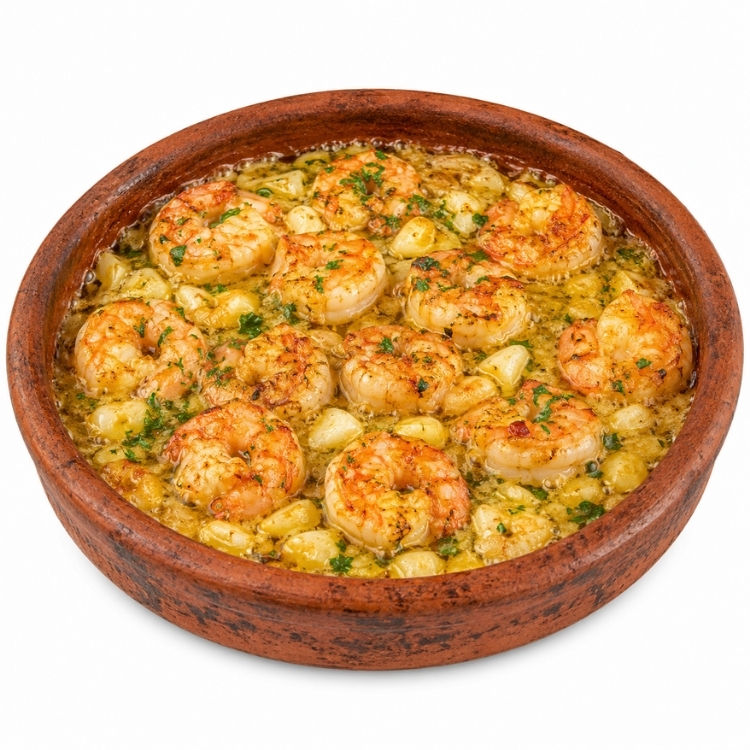 Sarımsaklı Karides Güveç
